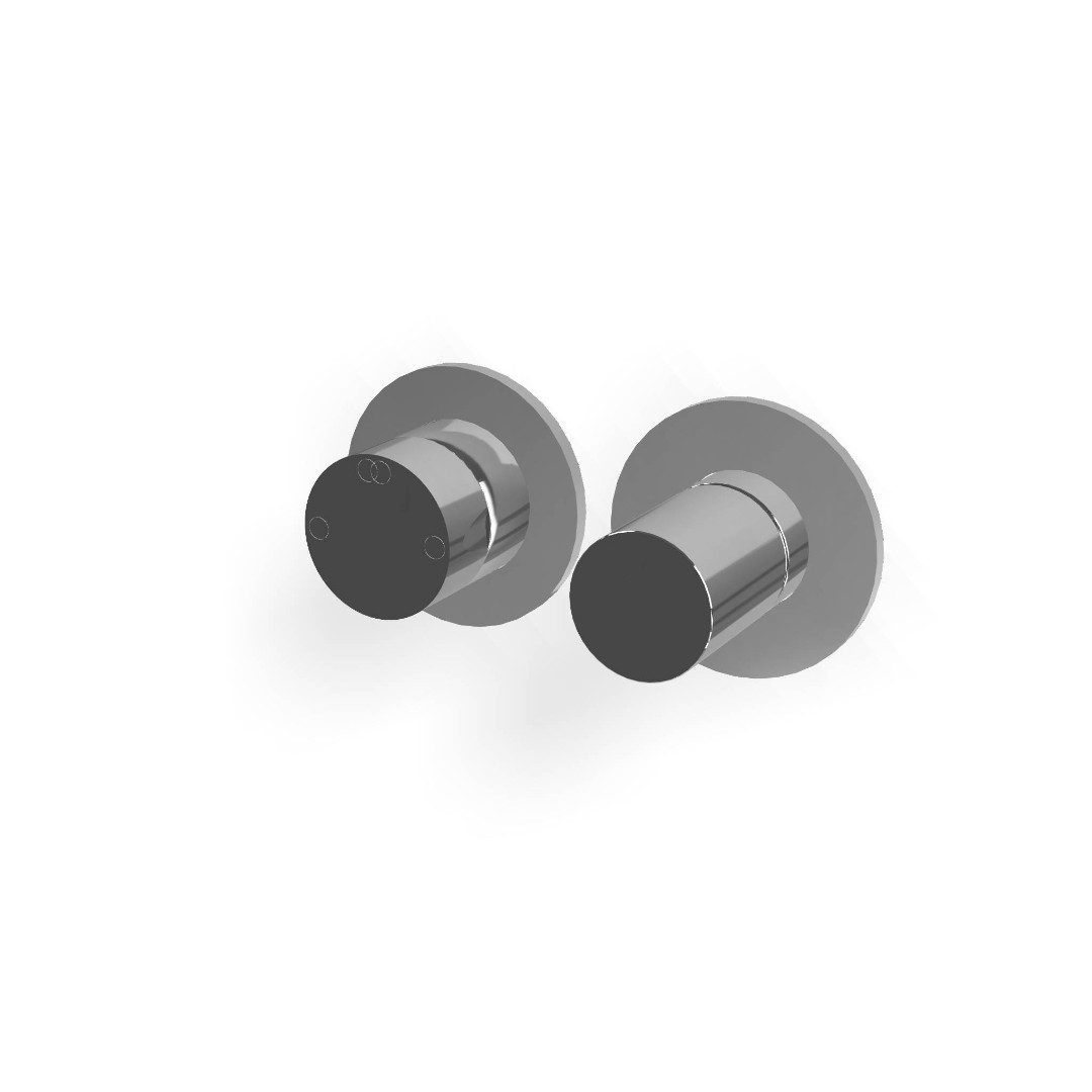 Внешняя часть смесителя для душа Treemme 28mm на 2 потребителя T30 — RWIT5BF2CC02
