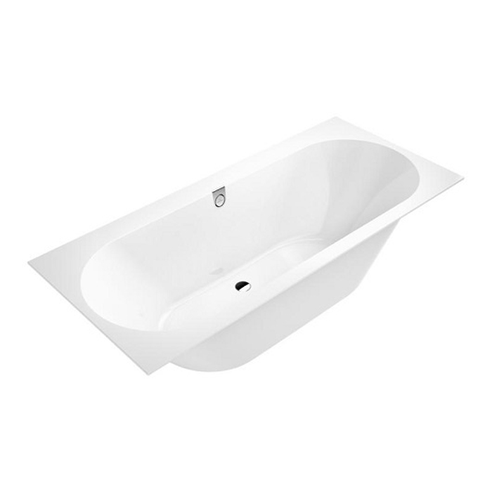 Villeroy&Boch Oberon 2.0 Ванна встраиваемая, 170x75 см, прямоугольная, слив-перелив хром в комплекте , цвет: белый