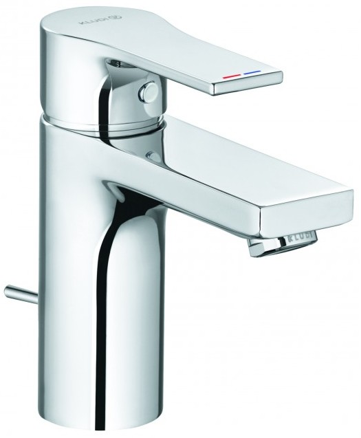 Смеситель для раковины Kludi Zenta SL, 100 мм, со сливным гарнитуром, 7 л/мин — 482900565