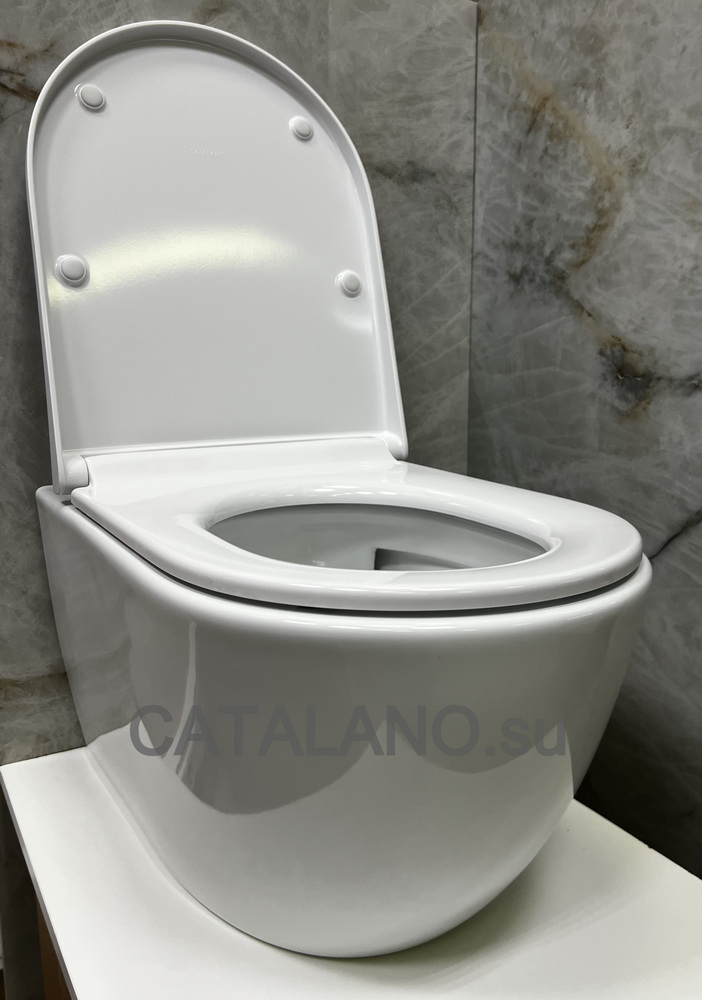 Унитаз подвесной безободковый Catalano Sfera 55x35 Silentech 0511550001