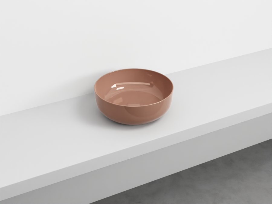 Раковина Cielo Le Bacinelle Era Small, накладная, ø400 × 150 мм, цвет: Ninfea