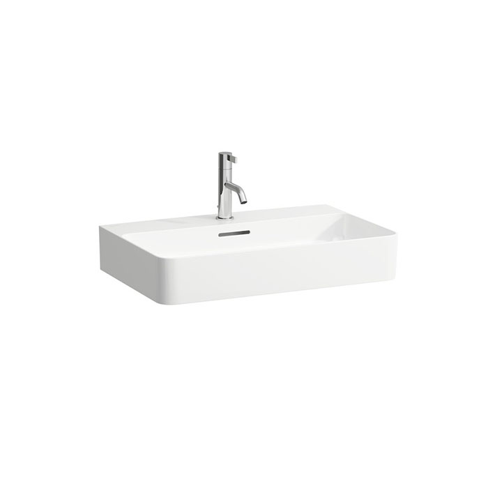 Раковина Laufen VAL 65х42х11.5 см, 1 отв., покрытие LCC, цвет: белый