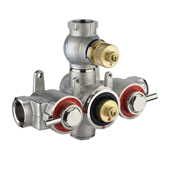 Термостат Nicolazzi Termostatico 3/4” с запорным вентилем, цвет: хром