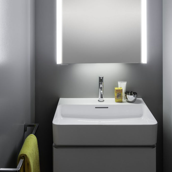 Раковина Laufen VAL 65х42х11.5 см, 1 отв., покрытие LCC, цвет: белый