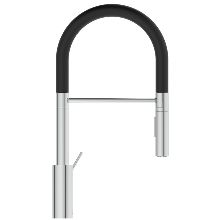 Ideal Standard Gusto Смеситель для кухни, на 1 отв., с высоким трубчатым вытяжным изливом R-типа, цвет: хром