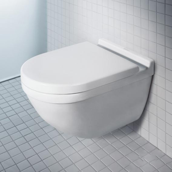 Duravit Starck 3 Унитаз подвесной 62х37см, с креплением Durafix, WonderGliss, цвет: белый