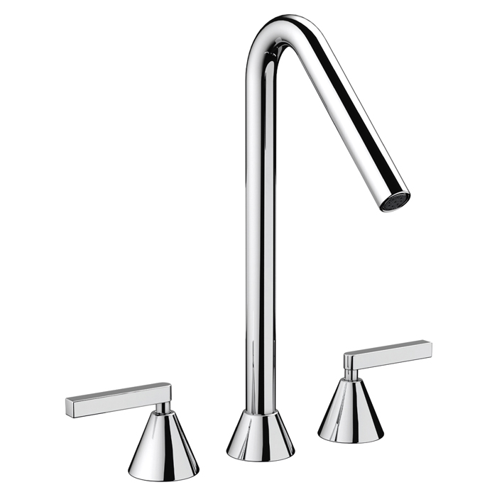 Смеситель для раковины Nicolazzi Flag, на 3 отв, h: 17см, цвет: хром