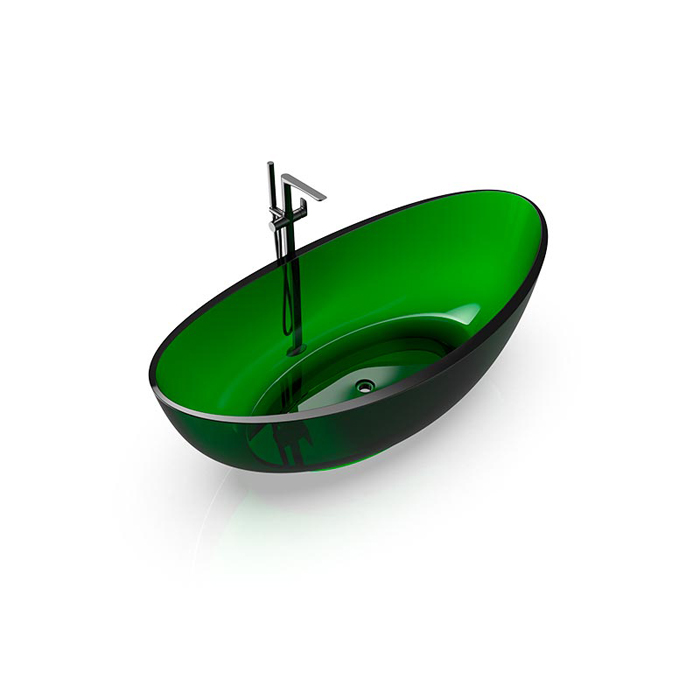 Knief Oval Shape Ванна отдельностоящая 180х93x56см, из полимерного материала, цвет: Aventurin # 080