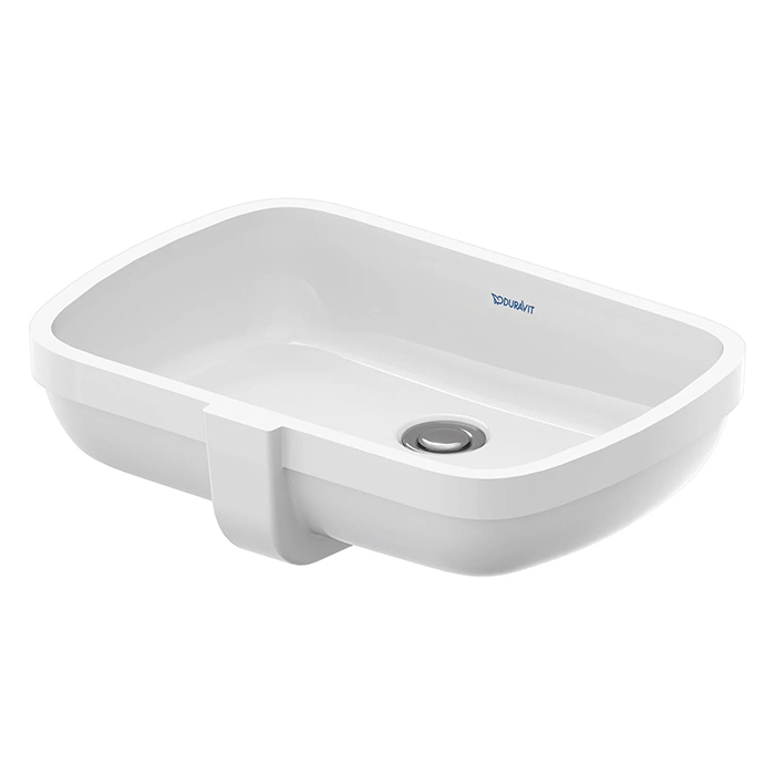 Duravit Qatego Раковина 48х37х15см, встраиваемая снизу, без отв., цвет: белый