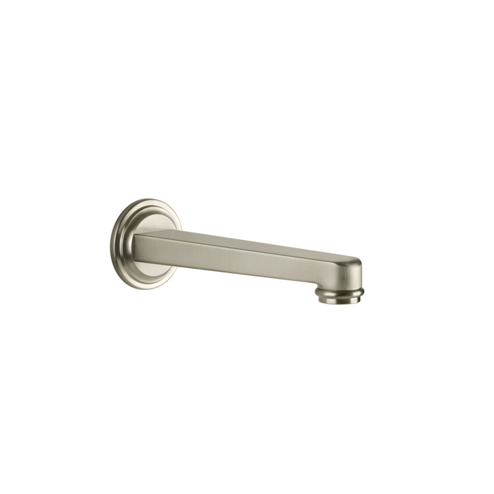 Излив для ванны Gessi Venti20 20.9см, настенный, цвет: Finox Brushed Nickel