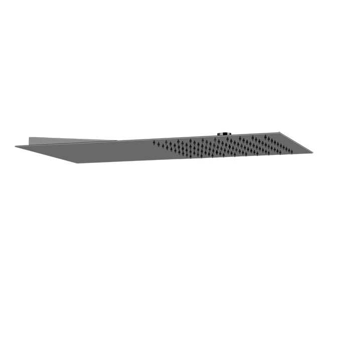 Верхний душ Gessi Tremillimetri QUADRO 30х55см, цвет: Black Metal Brushed PVD