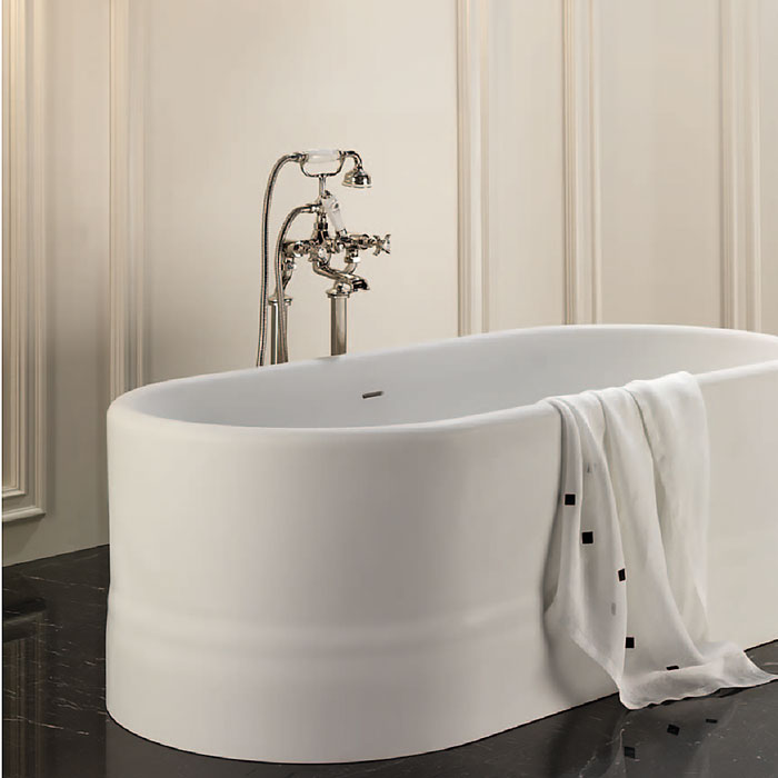Devon&Devon Diva Ванна из минерального литья отдельностоящая 171x87xh70,5см, цвет: белый