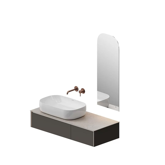 Kerama Marazzi Magica Тумба подвесная, 88.4х48.5х22см, 1 ящик, цвет: вечерний серый матовый