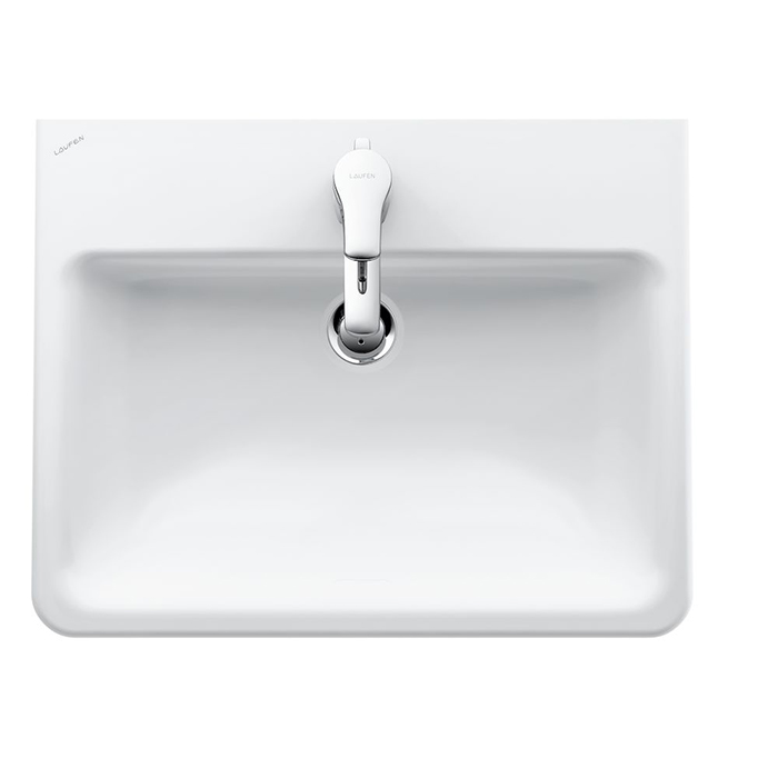 Встраиваемая раковина Laufen Pro S 56х44см, с 1 отв., цвет: белый