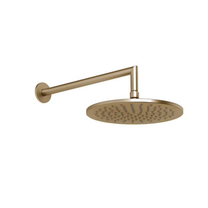 Gessi Anello Верхний душ Ø25см, настенный, цвет: warm bronze brushed pvd