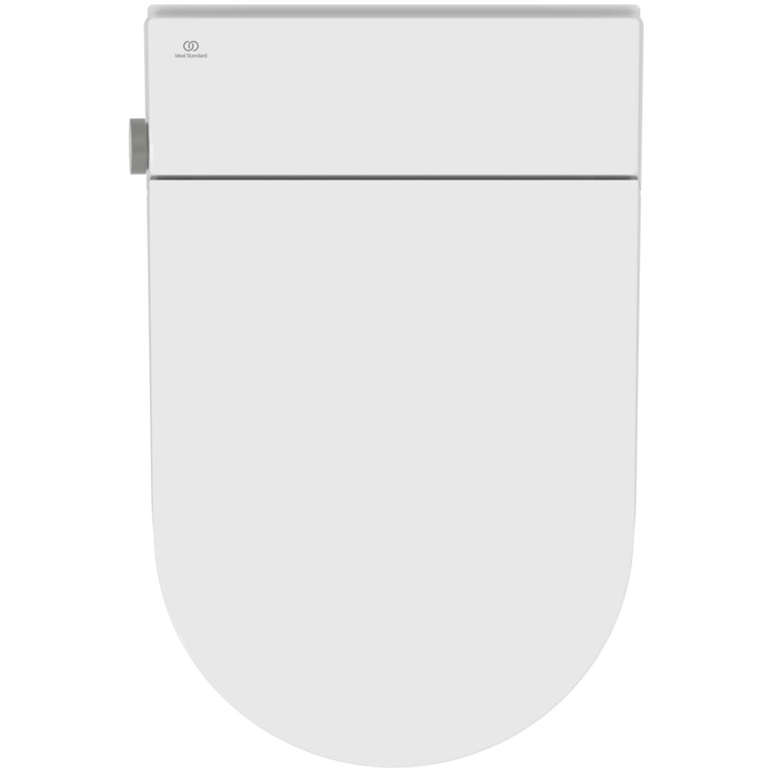 Ideal Standard I.Life E Безободковый унитаз-биде подвесной, электронный, пульт, фен, форсунка омывания, подсветка, датчик присутствия, цвет: белый глянец