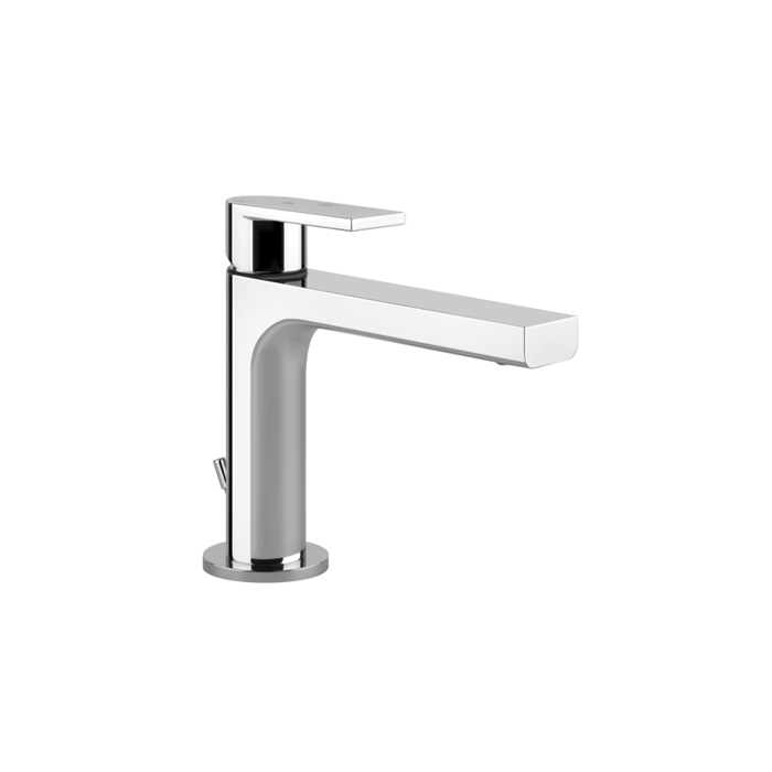 Смеситель для раковины Gessi Emporio Via manzoni, на 1 отв, с донным клапаном, цвет: хром
