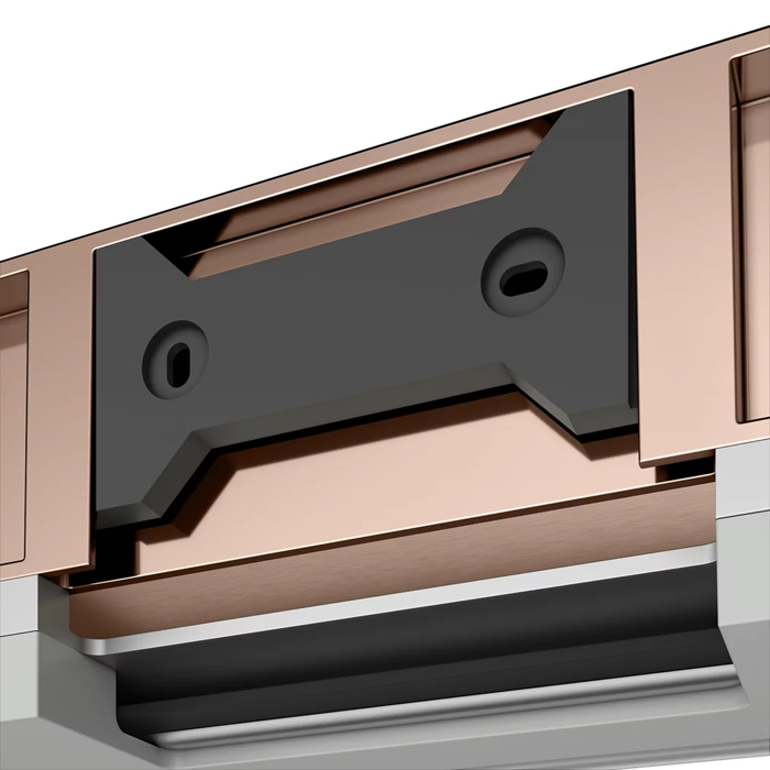 Keuco Edition 11 Полочка для душа со стеклоочистителем, подвесная, цвет: brushed red gold/aluminium