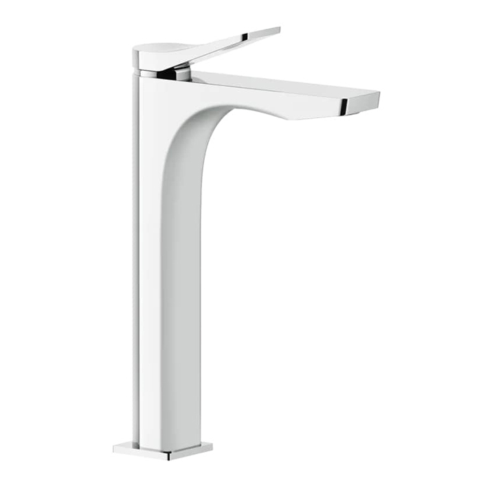 Смеситель для раковины GESSI Rilievo на 1 отв. без донного клапана h=301мм, излив 159мм, цвет: хром