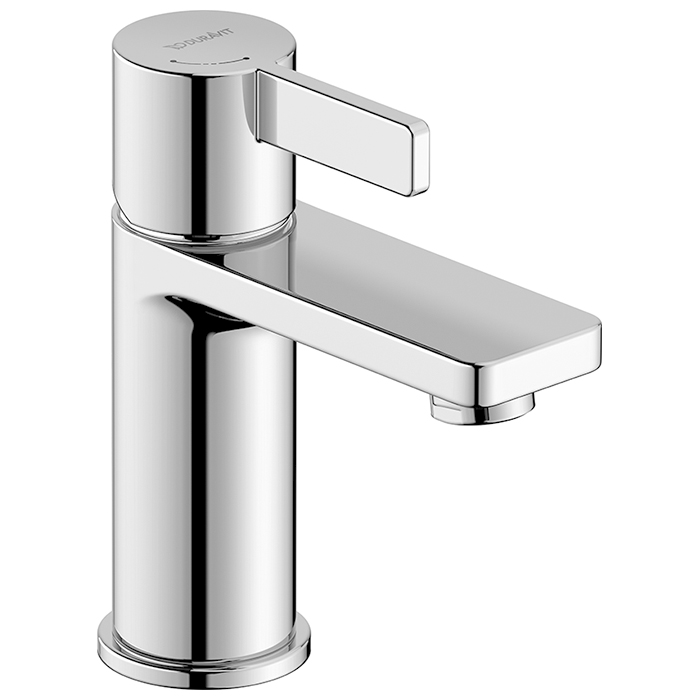Смеситель для раковины Duravit D-Neo, 1 отв., EcoStart, цвет: хром