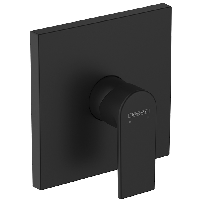 Смеситель для душа Hansgrohe Vernis Shape, встаиваемый, цвет: черный матовый