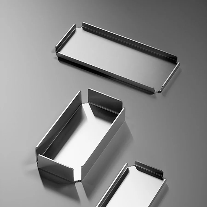 QuadroDesign Поднос 31.8х13.8х1.9см, подвесной, цвет: Brushed Stainless Steel