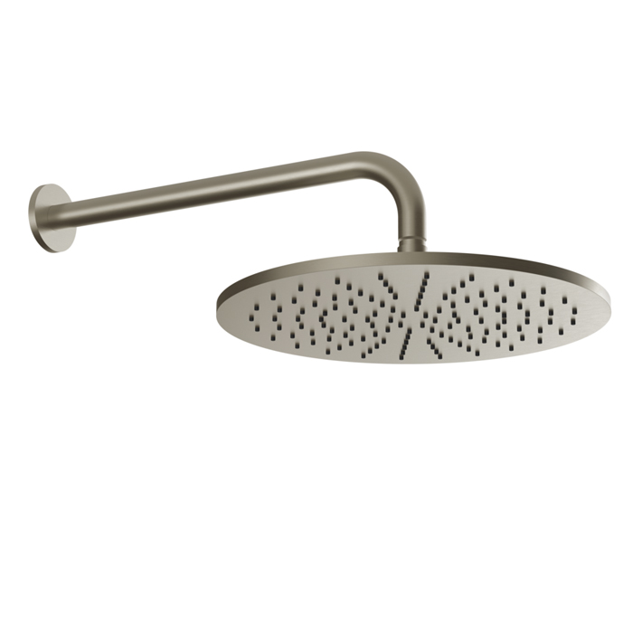 Gessi Emporio shower Верхний душ Ø30см, подвесной, поворотная с шарниром, цвет: Finox Brushed Nickel