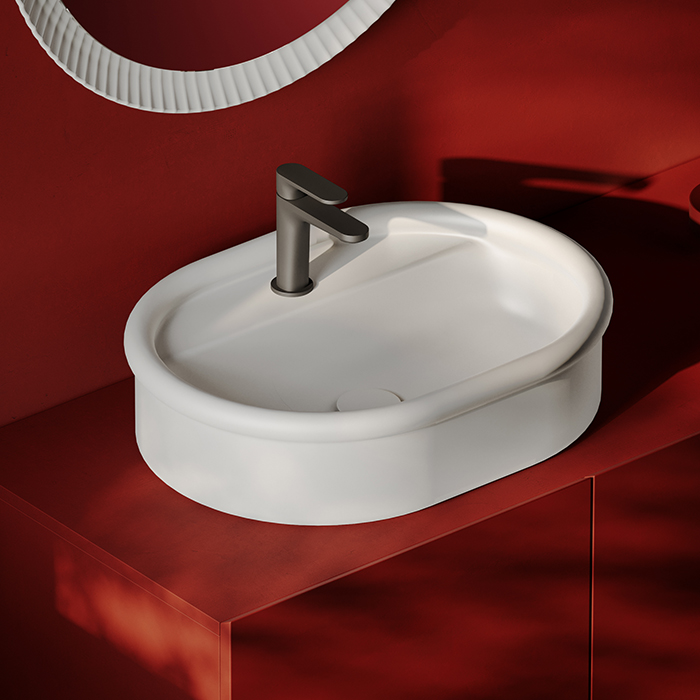 Artceram Brera Раковина 60х45х15.5см, накладная, без отв., цвет: белый глянцевый