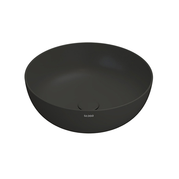 Globo T-Edge Раковина накладная d45хh:16см, без отв., цвет: smoke