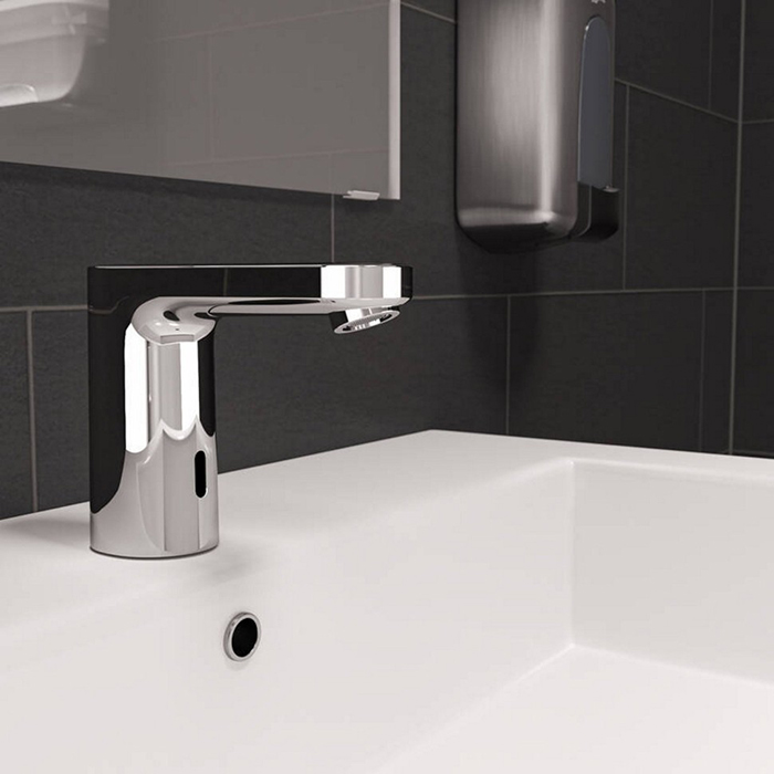 Hansgrohe Vernis Blend Смеситель для раковины, 1 отв., электронный, цвет: хром