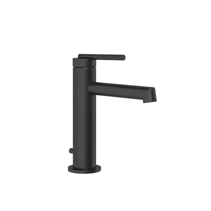 Смеситель для раковины Gessi Ingranaggio, на 1 отв., с донным клапаном и соединительными шлангами, цвет: Black XL