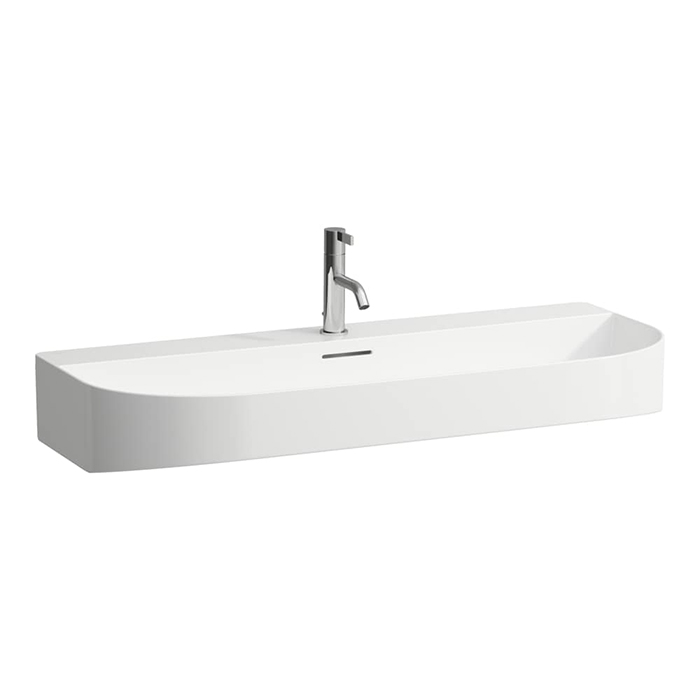 Laufen Sonar Раковина 100x42x14см, накладная, 1 отв., цвет: белый