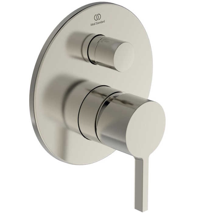 Смеситель для ванны Ideal Standard Joy, встраиваемый, цвет: PVD Silver Storm (Серебряный Шторм)