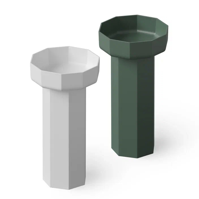 Dea Design Pedestal Basin Раковина 48х45.6х90см., напольная, без отв., Solid Surface, цвет: White №18