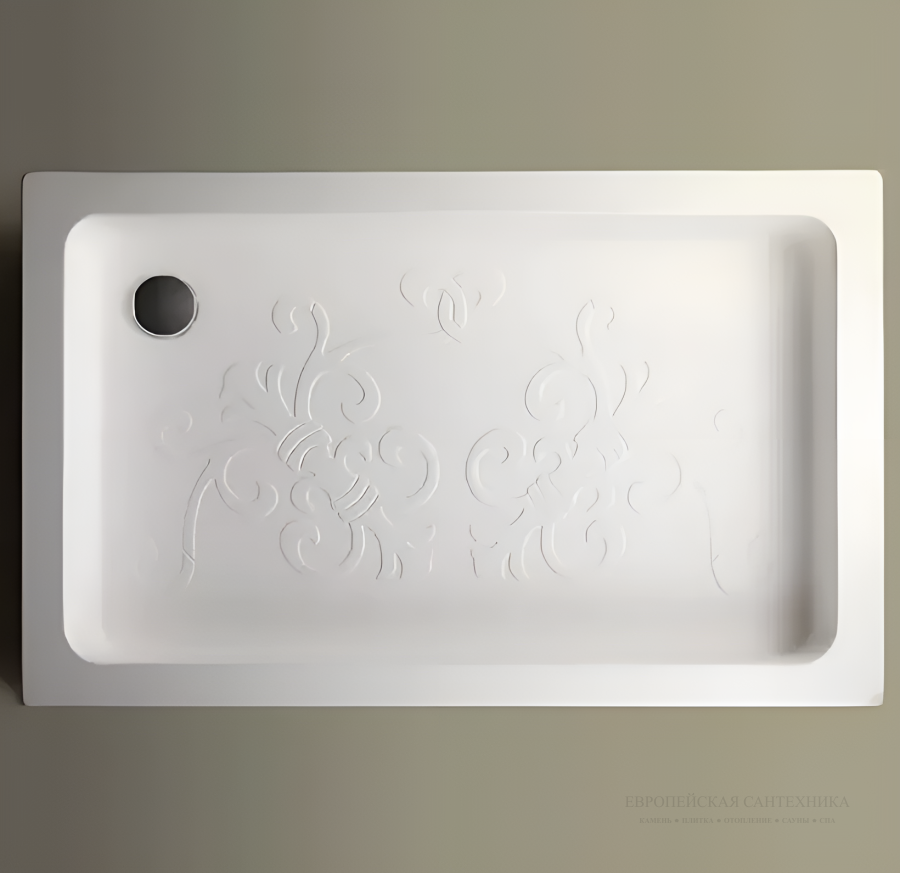 Поддон душевой Devon&Devon Arabesque 1200 × 800 мм, белый
