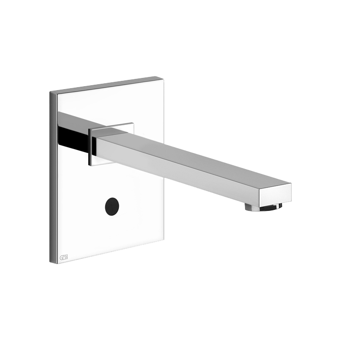 Встраиваемый электронный смеситель для раковины Gessi Rettangolo, внешняя часть, цвет: хром