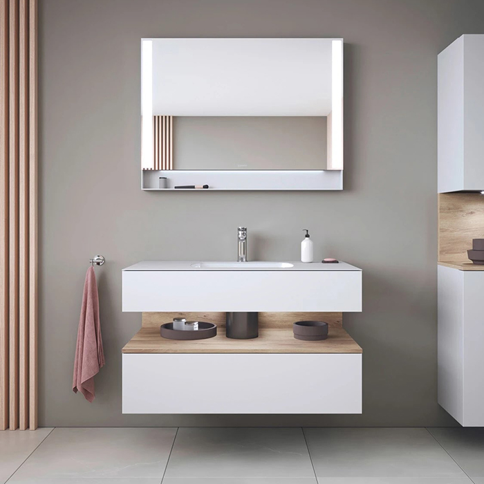 Duravit Qatego Раковина 48х37х15см, встраиваемая снизу, без отв., цвет: белый