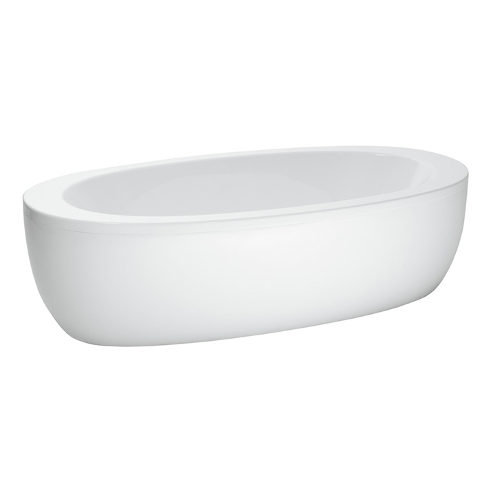 Laufen Alessi One Ванна 203x102x46см, отдельностоящая, гидромассаж, подсветка, с каркасом и панелью, материал: акрил, цвет: белый