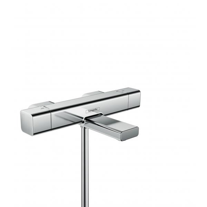 Смеситель для ванны Hansgrohe Ecostat E, термостатический, 2 источника, ВМ, цвет: хром