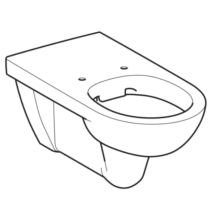 Geberit Selnova Comfort Унитаз 70x35.5см, подвесной, безободковый, удлиненный вылет, для ММГН, цвет: белый глянцевый