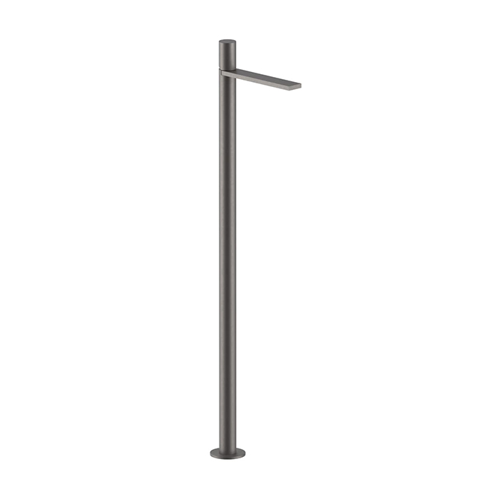 Смеситель для раковины Fantini Milano, напольный, излив: 250 мм, цвет: Matt Gun Metal PVD