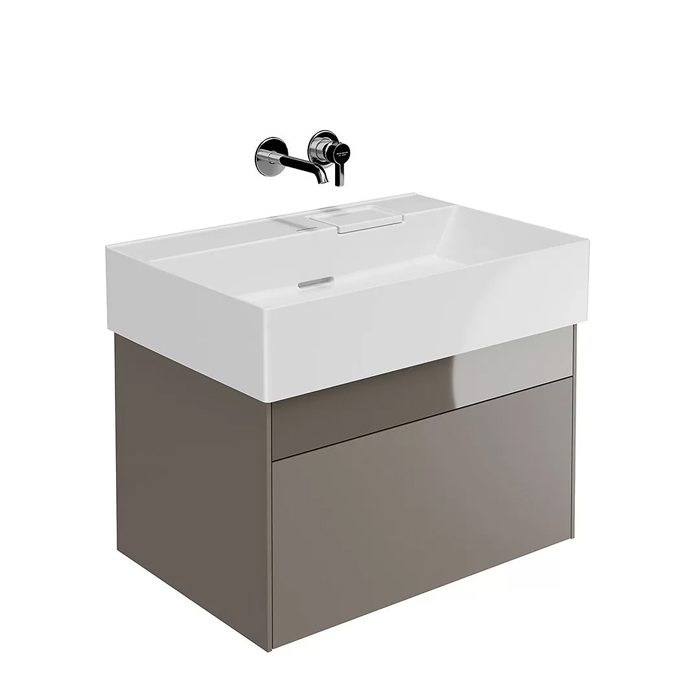 Kerama Marazzi Logica Тумба подвесная 67x46x40.3см, 2 ящика, цвет: песчаный