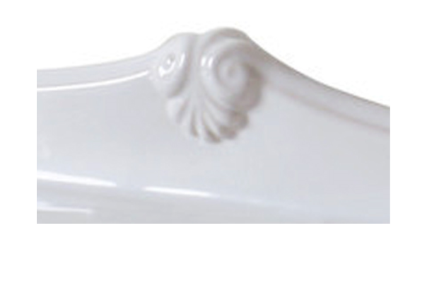 Azzurra Jubilaeum Раковина 110x62 см, 1 отв., с пьедесталом, цвет: Bianco lucido