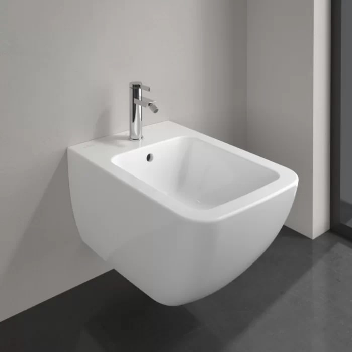 Villeroy&Boch Venticello Биде подвесное 37.5х56х28.5см, 1 отв., цвет: альпийский белый