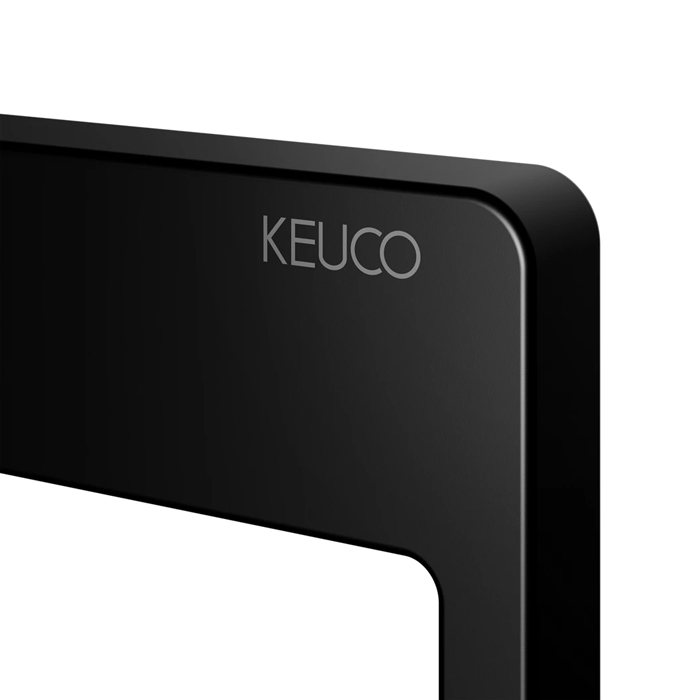 Keuco Aveno Полотенцедержатель-кольцо, поворотный, цвет: черный матовый