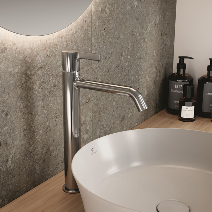 Ideal Standard Joy Смеситель для раковины, на 1 отв., высокий, цвет: хром