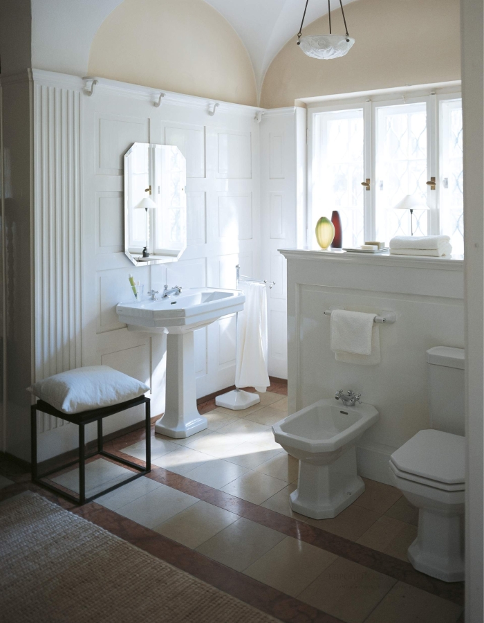 Пьедестал для раковины Duravit Series 1930 напольный, 296 × 280 мм, цвет: белый