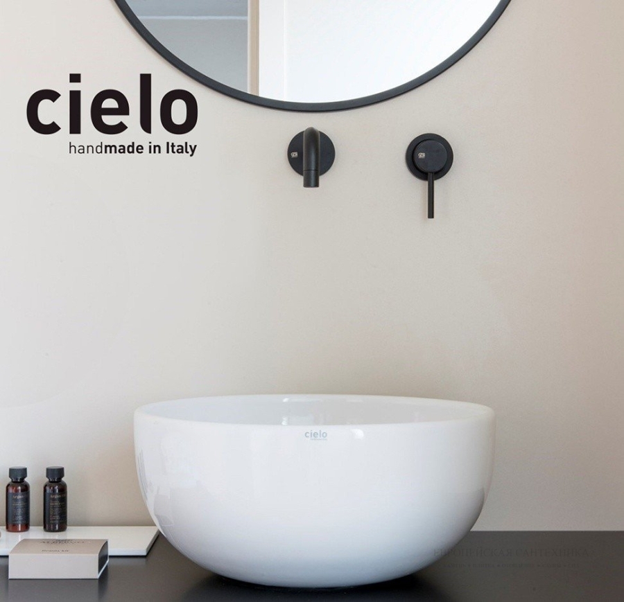 Раковина Cielo Shui ø400 × 185 мм накладная, белая