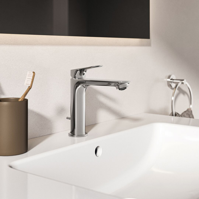 Ideal Standard Ceralife O Смеситель для раковины H12см., на 1 отв., с донным клапаном, цвет: хром
