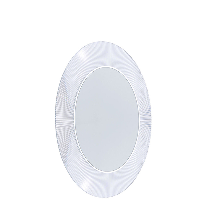 Laufen Kartell Зеркало круглое d=78см, настенное, без подсветки, цвет: прозрачный кристал